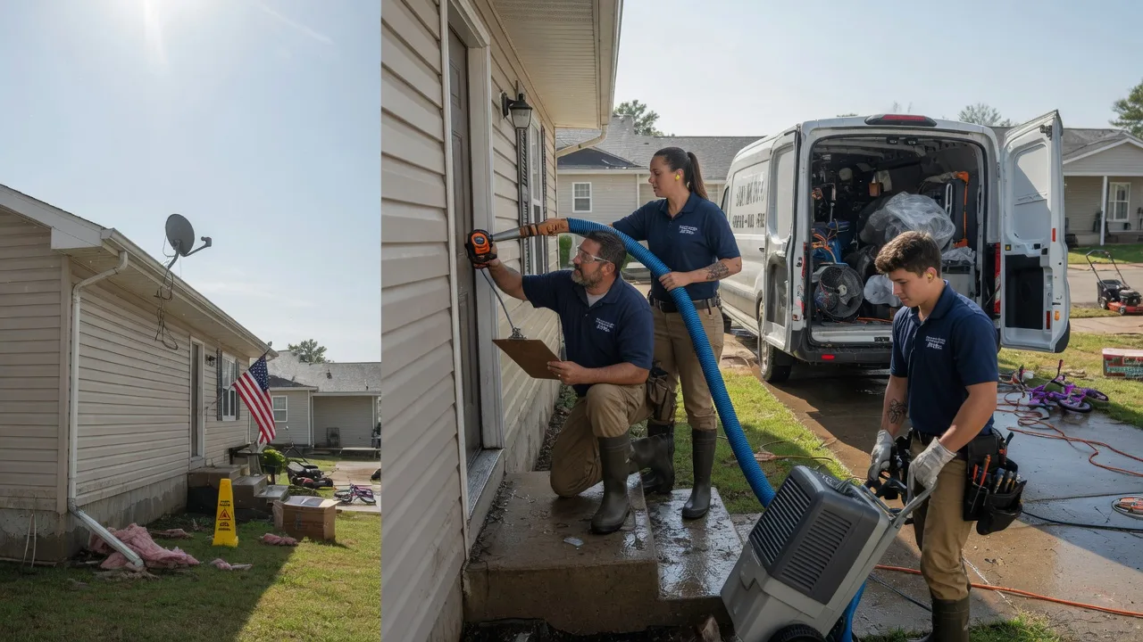Ceiling Water Damage Restoration in Mount Airy, GA near me